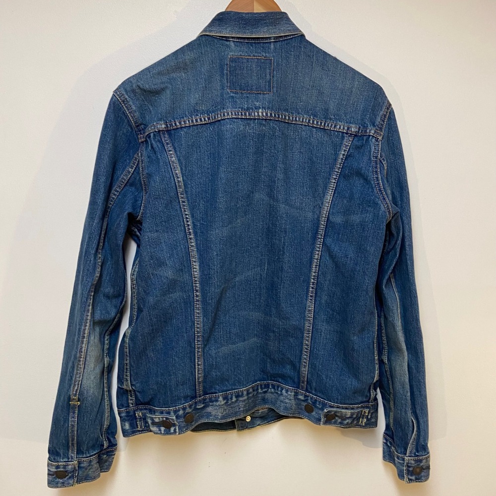 Levi's Trucker Jacket Men Large Blue Denim 72334 Medium Wash Classic Coat Cotton - Picture 2 of 11
